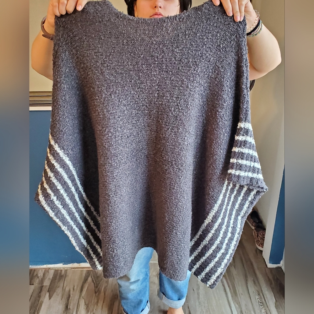 Chunky knit poncho from Francesca's